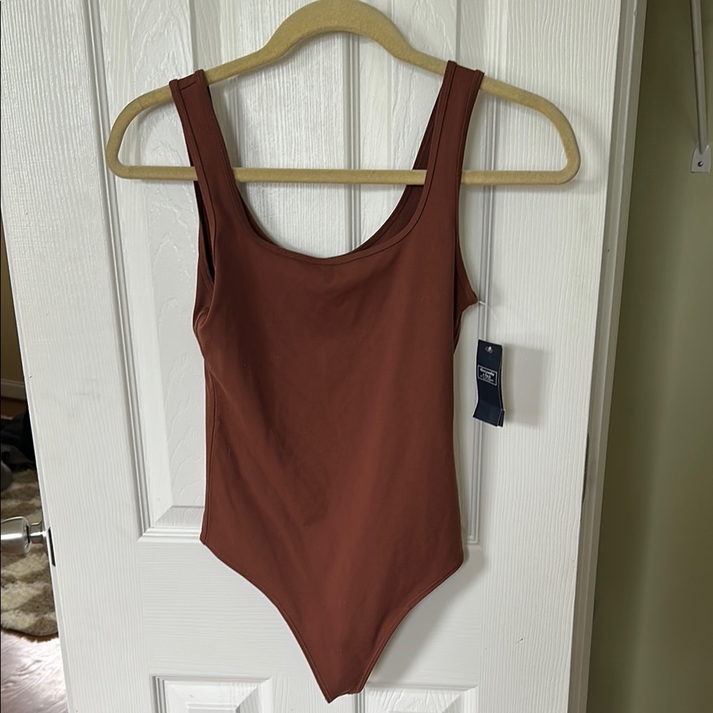NWT Abercrombie & Fitch Brown Bodysuit - Size Small